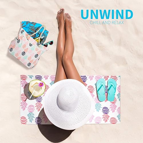 Miniatura 7 de Bolsa de playa espaciosa bolsa de viaje y gimnasio con múltiples bolsillos y cremallera fuerte