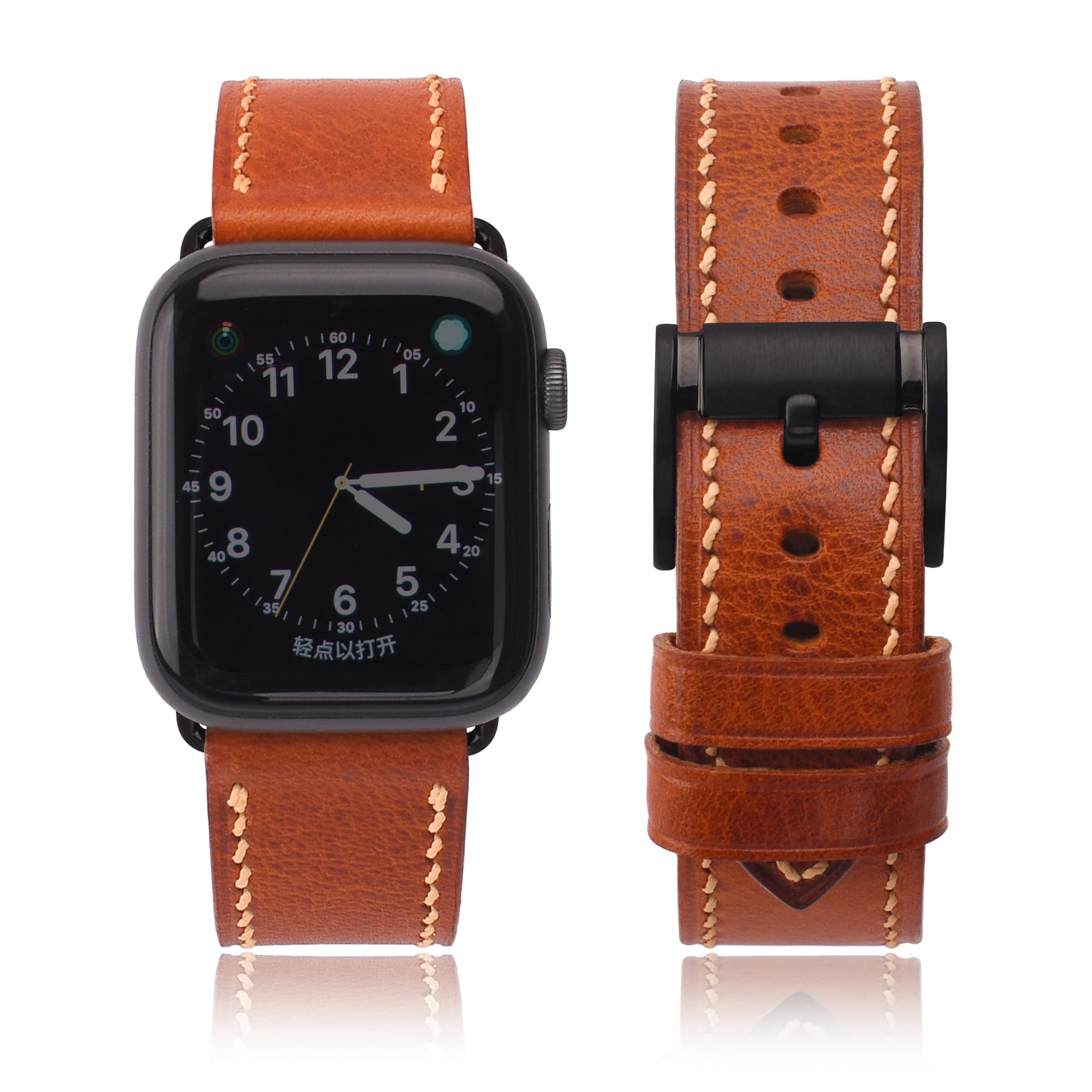 Compatible With Apple Watch Bands Leather Band 38mm 40mm 41mm - Main Image