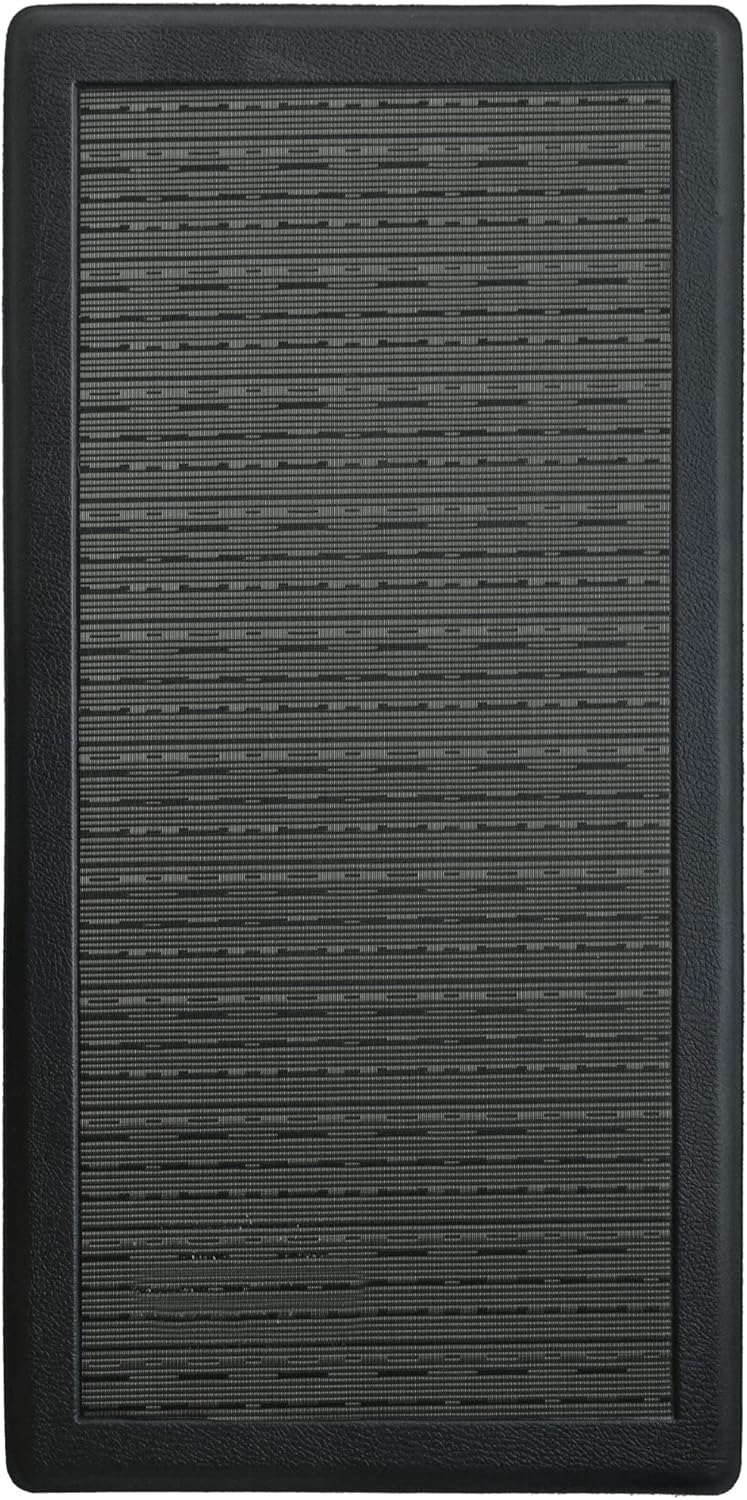 iCustomRug Ergonomic Anti Fatigue Mat, for Comfortable Standing in Kitchen, Bathroom, Workstation Memory Foam Mat 39"×20"×0.50" (L×W×H), Set of 2, Black