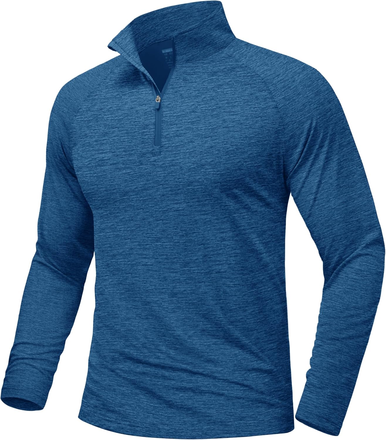 MAGCOMSEN Men's Long Sleeve Shirts Quarter Zip Pullover Athletic Lightweight Sun Shirt Dry Fit for Running Golf Workout - Image 3
