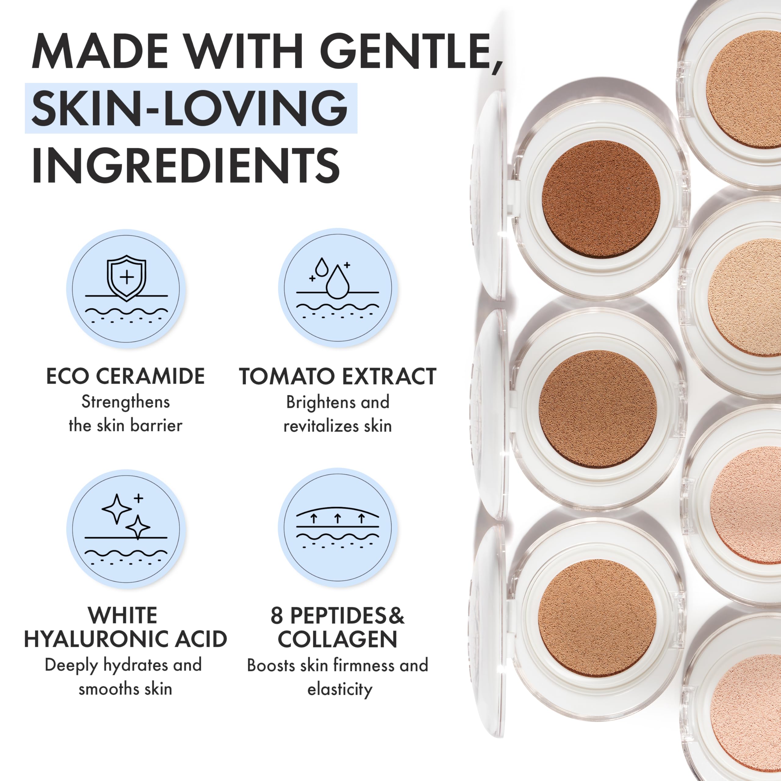 Amazon.com : AMUSE SEOUL Ceramic Skin Perfector Cushion Foundation