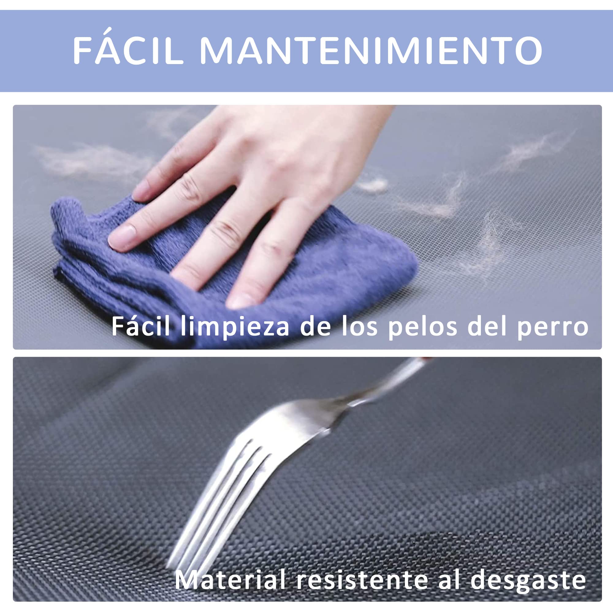 PawHut Cama para Mascotas Perros Gatos Desmontable Portatil Camping al Aire Libre Resistente al Agua