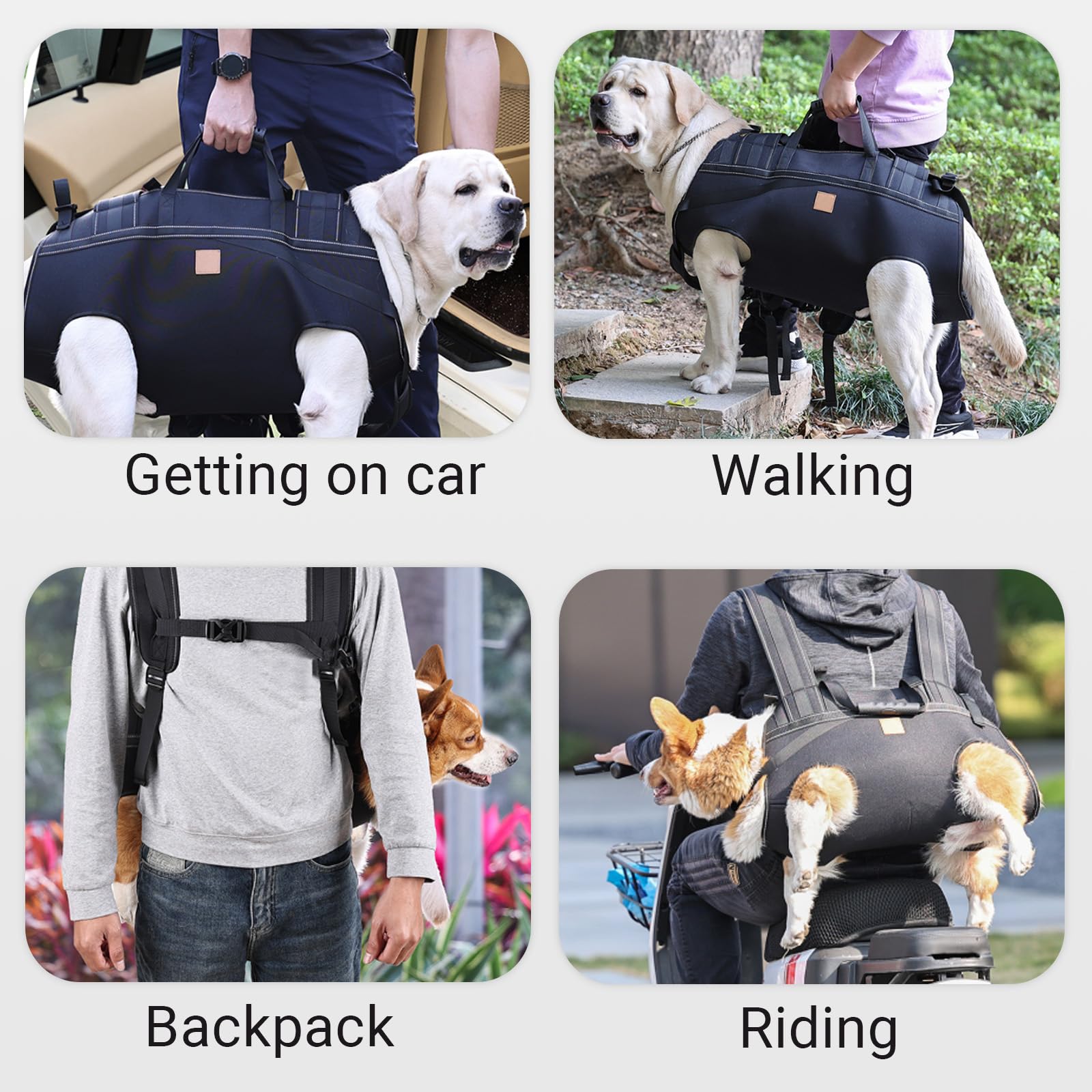 Large Dog Backpack To Carry Dog Supplies K9 Sport Sack Dog