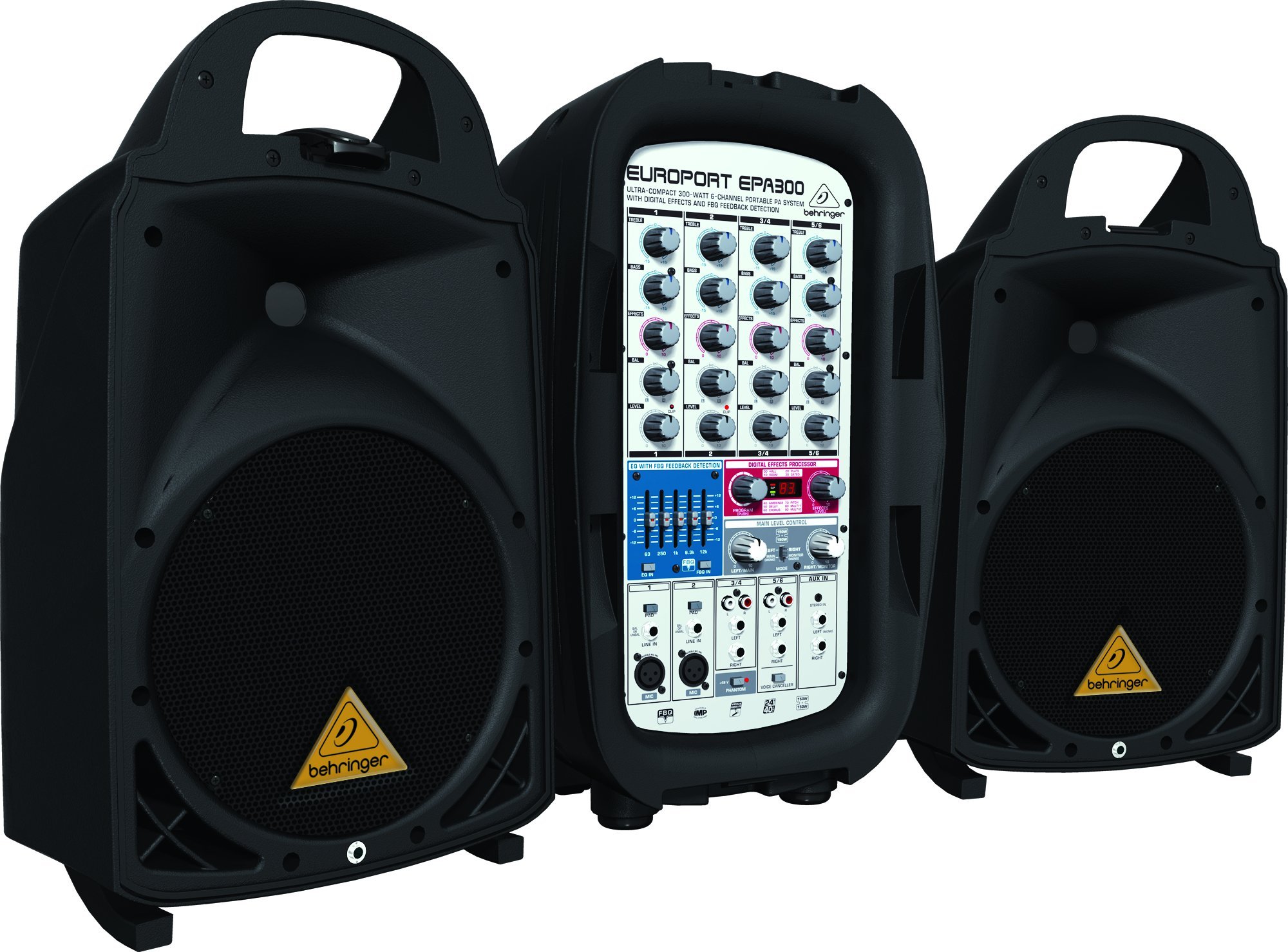 ベリンガー BEHRINGER Europort EPA300 Behringer Europort EPA300 Ultra-Compact 300-Watt 6-Channel