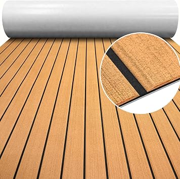 EVA Foam Boat Decking 94" x 45" Self-Adhesive Non-Slip 6mm Camo Marine Deck for Yacht Jet Ski Kayak Fishing