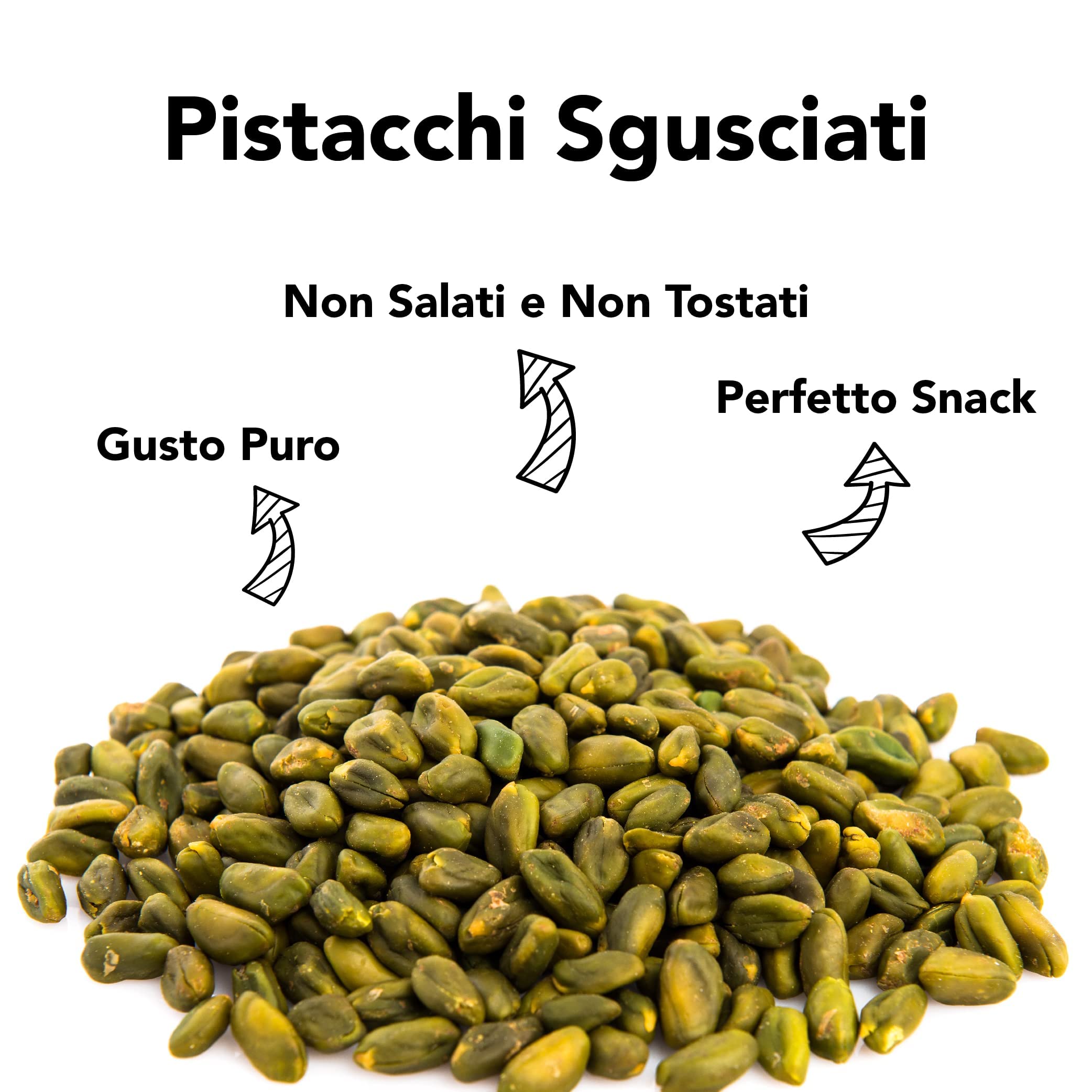 CiboCrudo Pistacchi Crudi Sgusciati Bio Raw Organic, Non Tostati, Non Salati, Origine Sicilia, Al Naturale, Fonte di Acidi Grassi, Fibre, Vitamina E, B1, B6, Antiossidanti – 200 gr