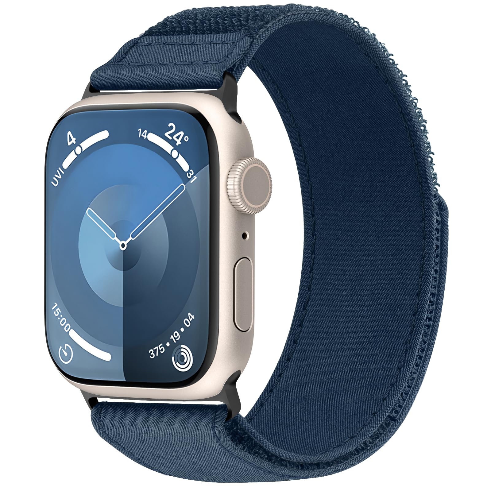 Meliya Watch Strap Compatible for Apple Watch Straps 45mm 44mm 40mm 38mm 42mm 49mm 41mm, Soft nylon Sport Bands for iWatch Ultra 2/Ultra, Series 9 8 7 6 5 4 3 2 1 SE SE2(42mm, Deep Blue) (B0D9B495XH) Amazon Price History, Amazon Price Tracker