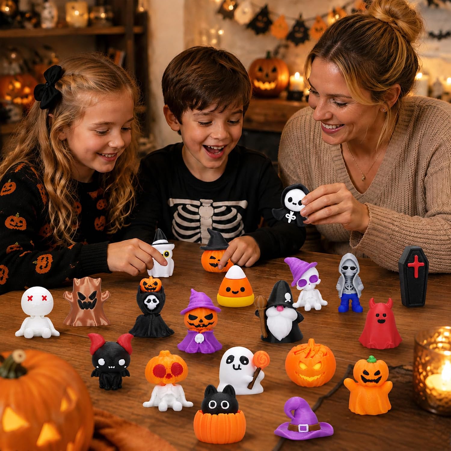30 PCS Halloween Party Favors 3D Printed Fidget Toys