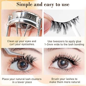 自然なミンクの髪で作られた大きなつけまつげ 5ペア 長持ちする S01