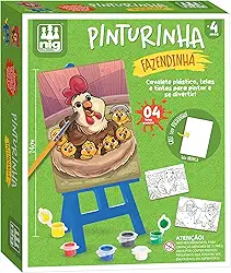 Nig Brinquedos Kit de Pintura Infantil Pinturinha Fazendinha
