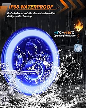 Amazon.com: MGLLIGHT DOT 7 Inch LED Headlight Motorcycle