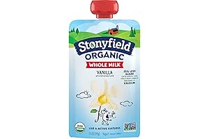 Wholesome Snack for Kids: Stonyfield Organic Whole Milk Yogurt Pouch