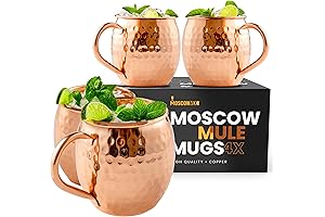 Moscow-Mix Moscow Mule Mugs - Set of 4
