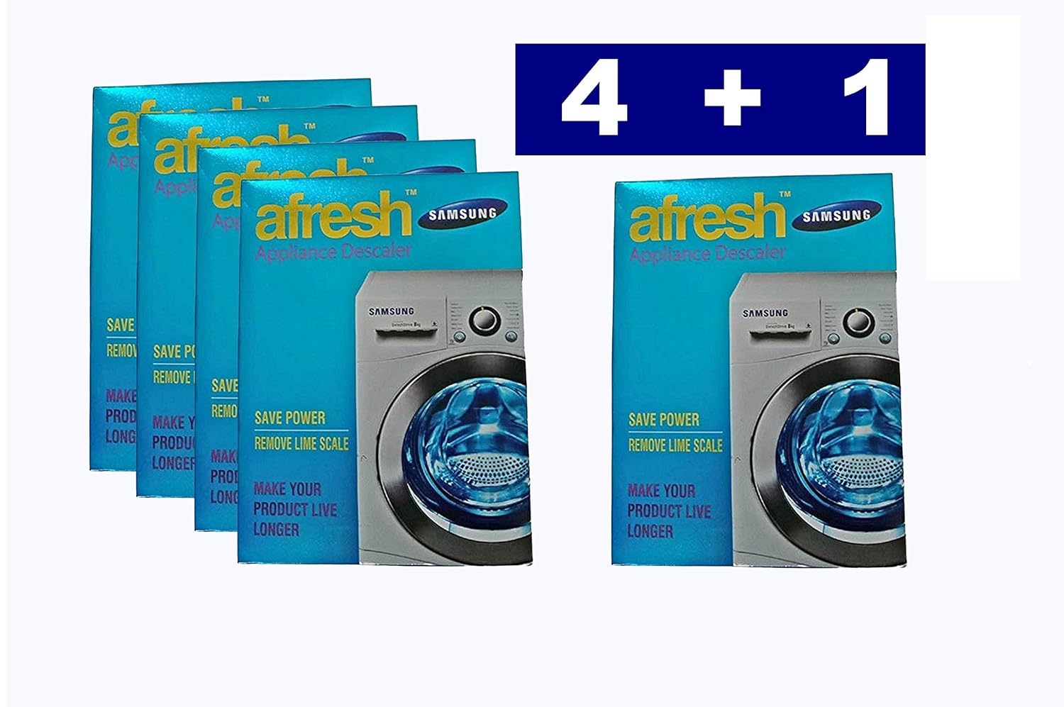Buy JASDONE Samsung Descale Powder for Washing Machine Pack of 4+1 Online at Low Prices in