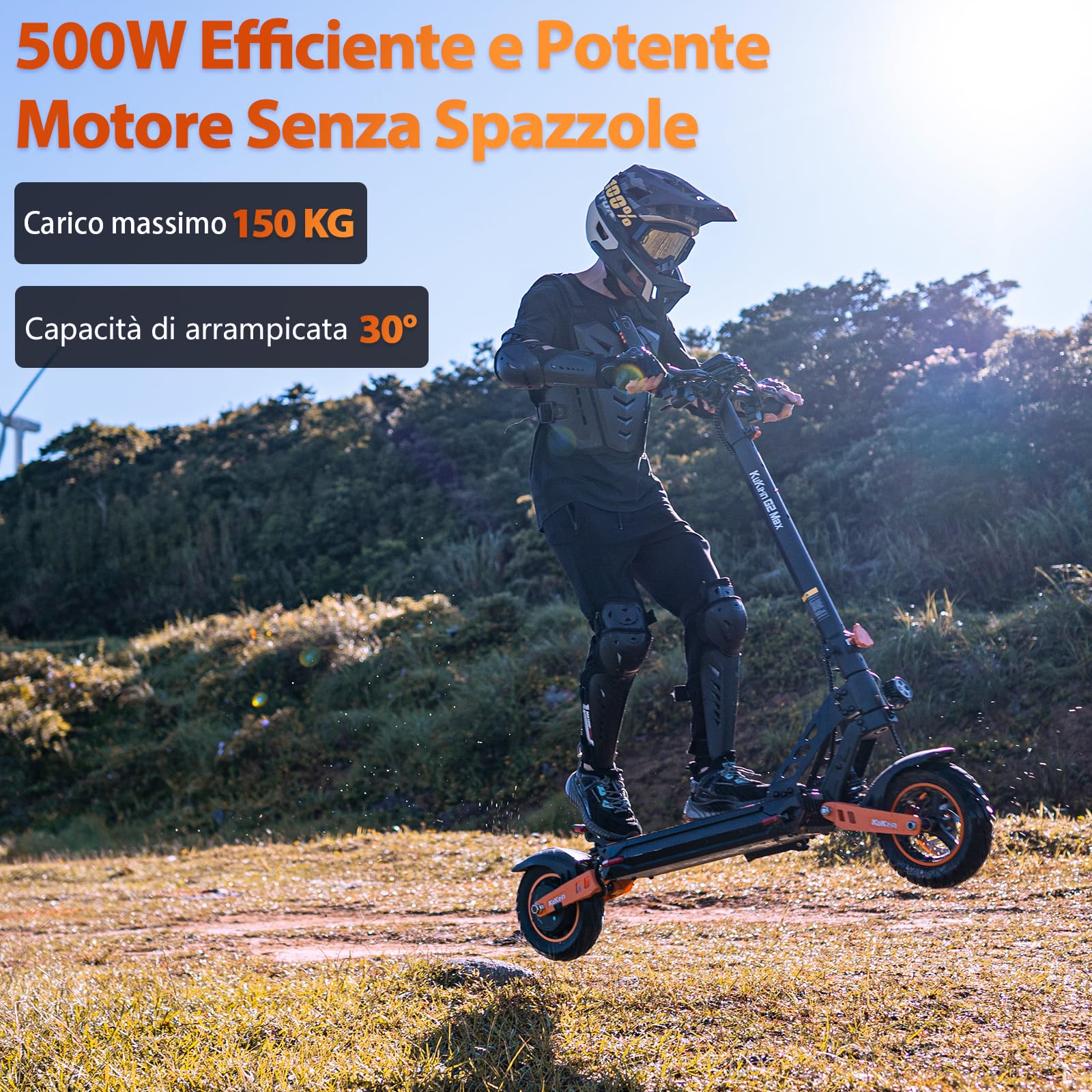 Monopattino Elettrico Adulto,Scooter Elettrico,Patinete Electrico,Autonomia di 70KM,Velocità Massima 25km/h,10"Pneumatici,Doppia Frenata,3Modalità di Velocità,Capacità di Carico120KG ，G2 Max