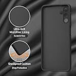 Meliya pour Samsung Galaxy A16 Boîtier, protection en silicone souple Shockproof housse téléphone pour Samsung Galaxy A16 4G/5G (Silicone souple