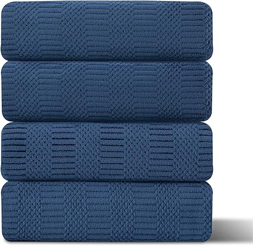 Juego de 8 toallas de baño extra grandes, 2 toallas de baño de 35 x 70 pulgadas, 2 toallas de mano y 4 paños de 600 GSM, altamente absorbentes, de