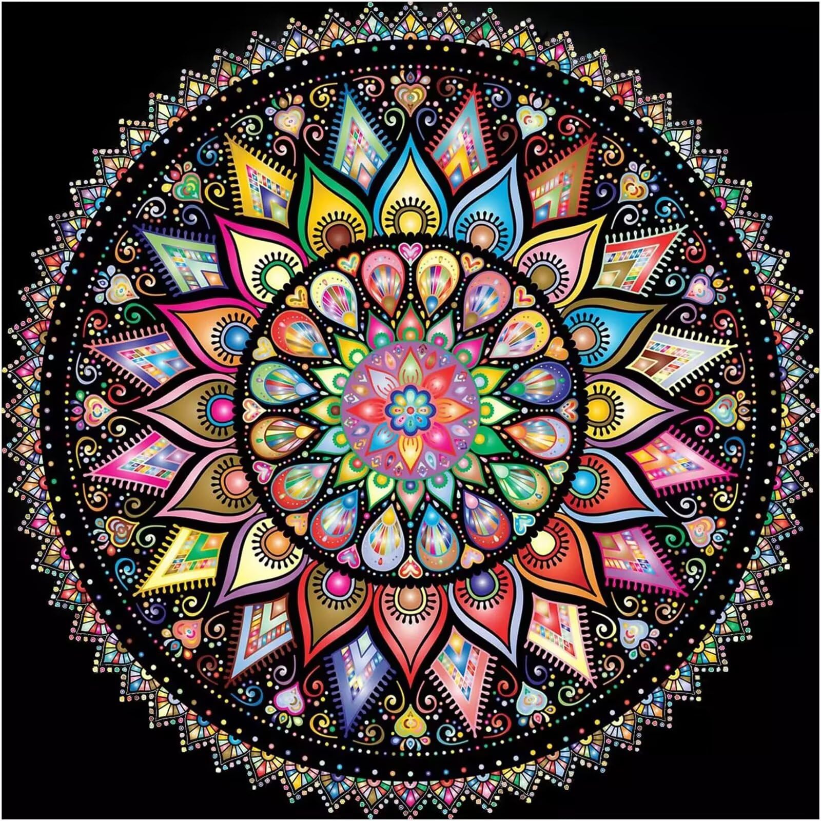 Puzzle 1000 Pezzi Motivi tribali, puzzle per Adulti 1000 pezzi 65x65cm, Puzzles Giochi Rilassamento e Intelligence, puzzles Classici per Gioco Familiare, Festa Aziendale, Regalo Natale