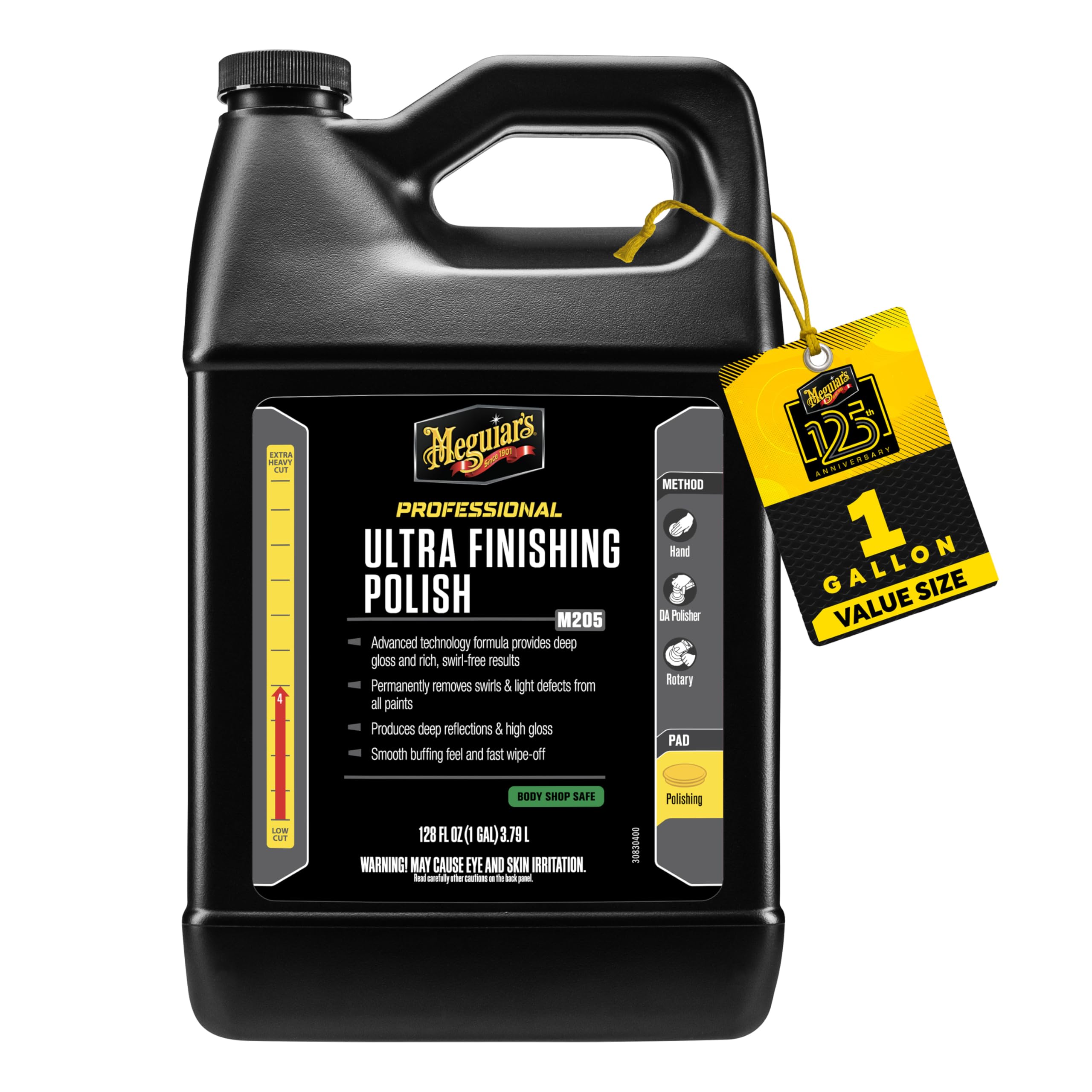 Meguiar's Mirror Glaze 205 - Lucidante professionale per auto, 3,79 l, M20501