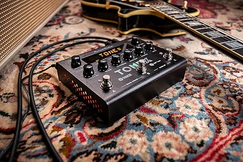 Miniatura 4 de IK Multimedia Pedal Tonex pedal estéreo de guitarra multiefectos y bajo con 150 preajustes, 15 PrePost FX, sintonizador, Tap Tempo, salida de