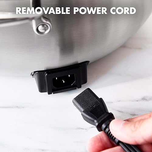 Miniatura 6 de GreenPan Elite - Sartén eléctrica de 6 cuartos de galón, arroz salteado para cocinar, cerámica saludable antiadherente, piezas aptas para