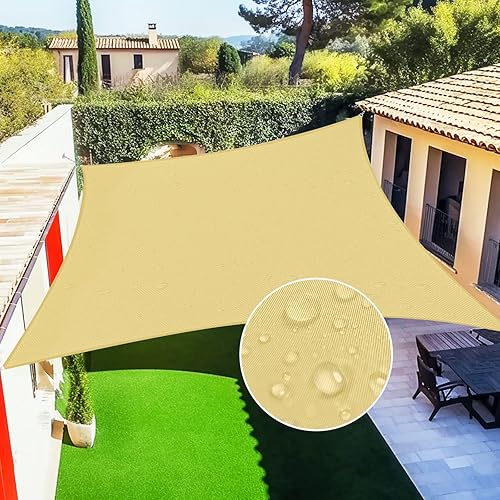 Artpuch Toldo impermeable de 6 x 20 pies, rectangular, 90% resistente a los rayos UV, para patio al aire libre, jardín, patio trasero, WP05