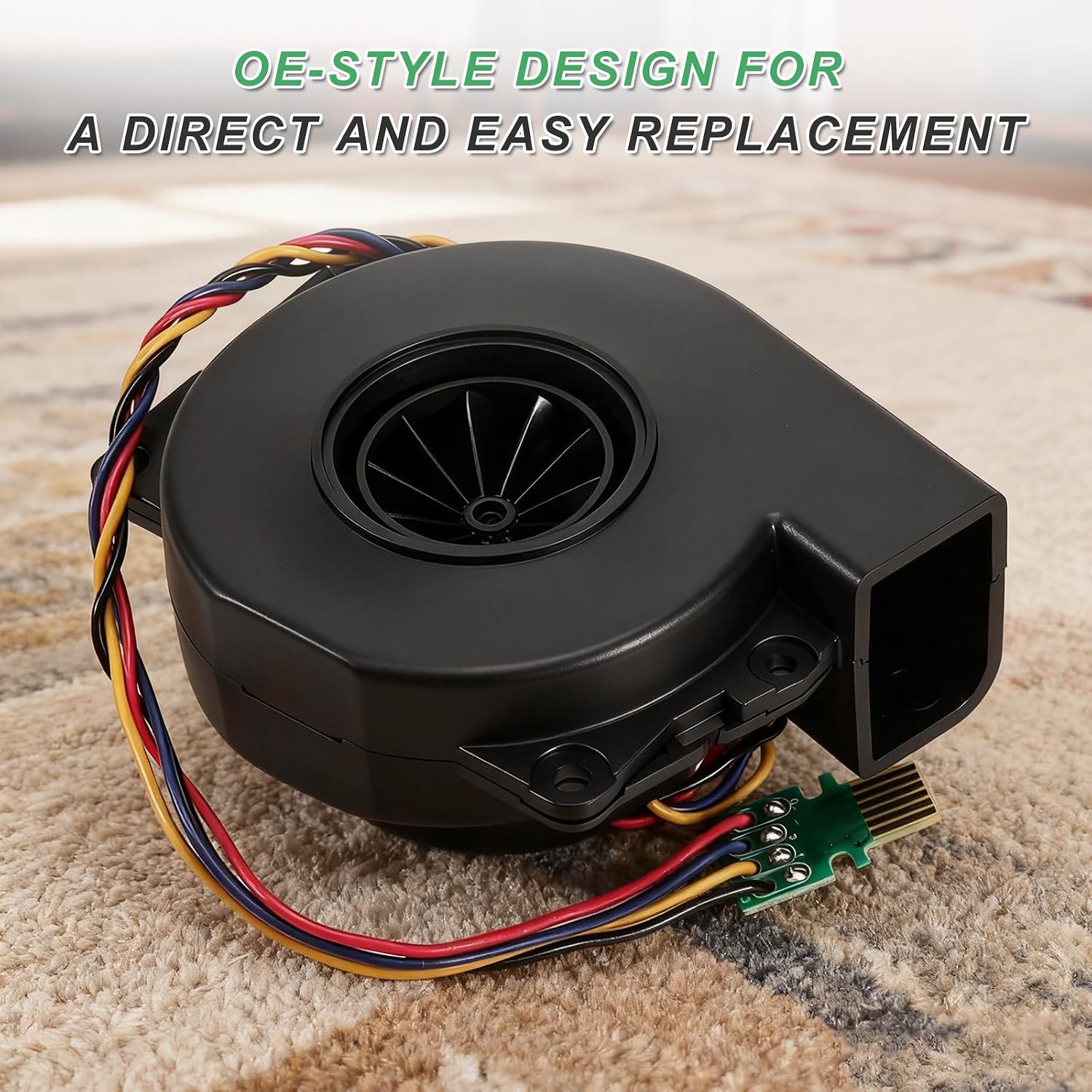 Vacuum Cleaner Fan Motor Compatible with iRobot Roomba i1 i2 i3 i4 i5 i6 i7 i8 i9 J8 J9, Robot Vacuum Ventilation Fan Module, Sweeper Suction Motor Repair Accessory