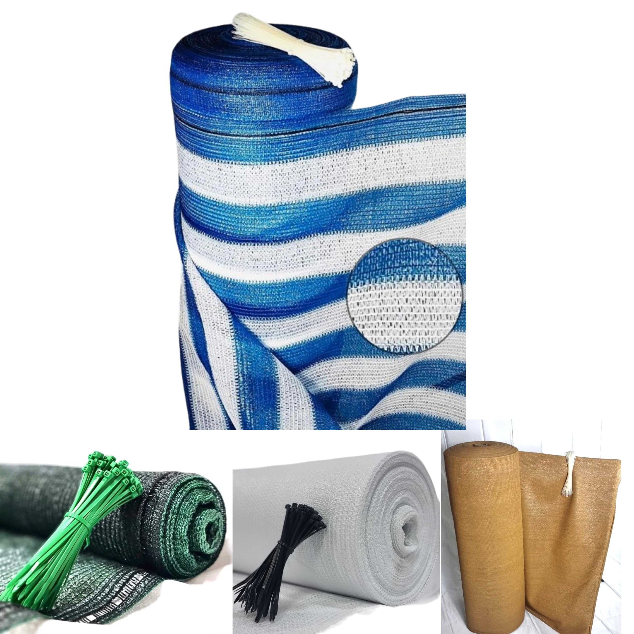 Rete Ombreggiante Pinto Ferramenta 90% - Telo Ombra Per Giardino, Balcone E Privacy - Foto 10