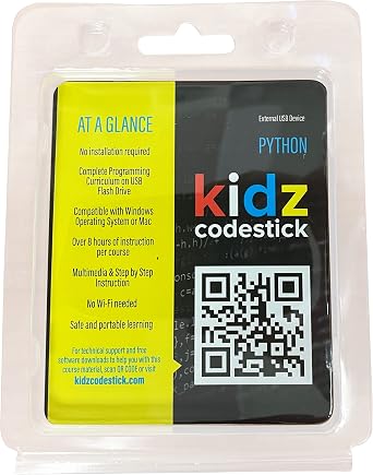 Learn Python Programming for Kids: Fun and Easy Python Coding Lessons with KidzCodeStick