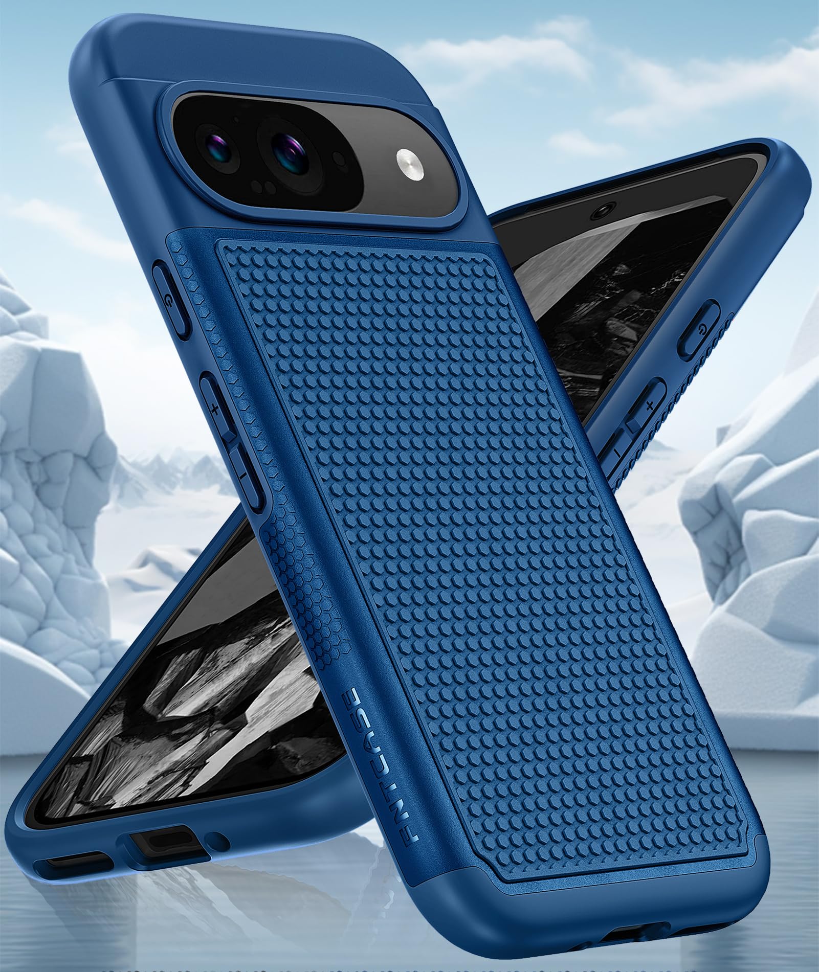 for Google Pixel 9 9pro Case Dual Layer Protective Lightweight Duty with Non Slip Textured Back Military Cell