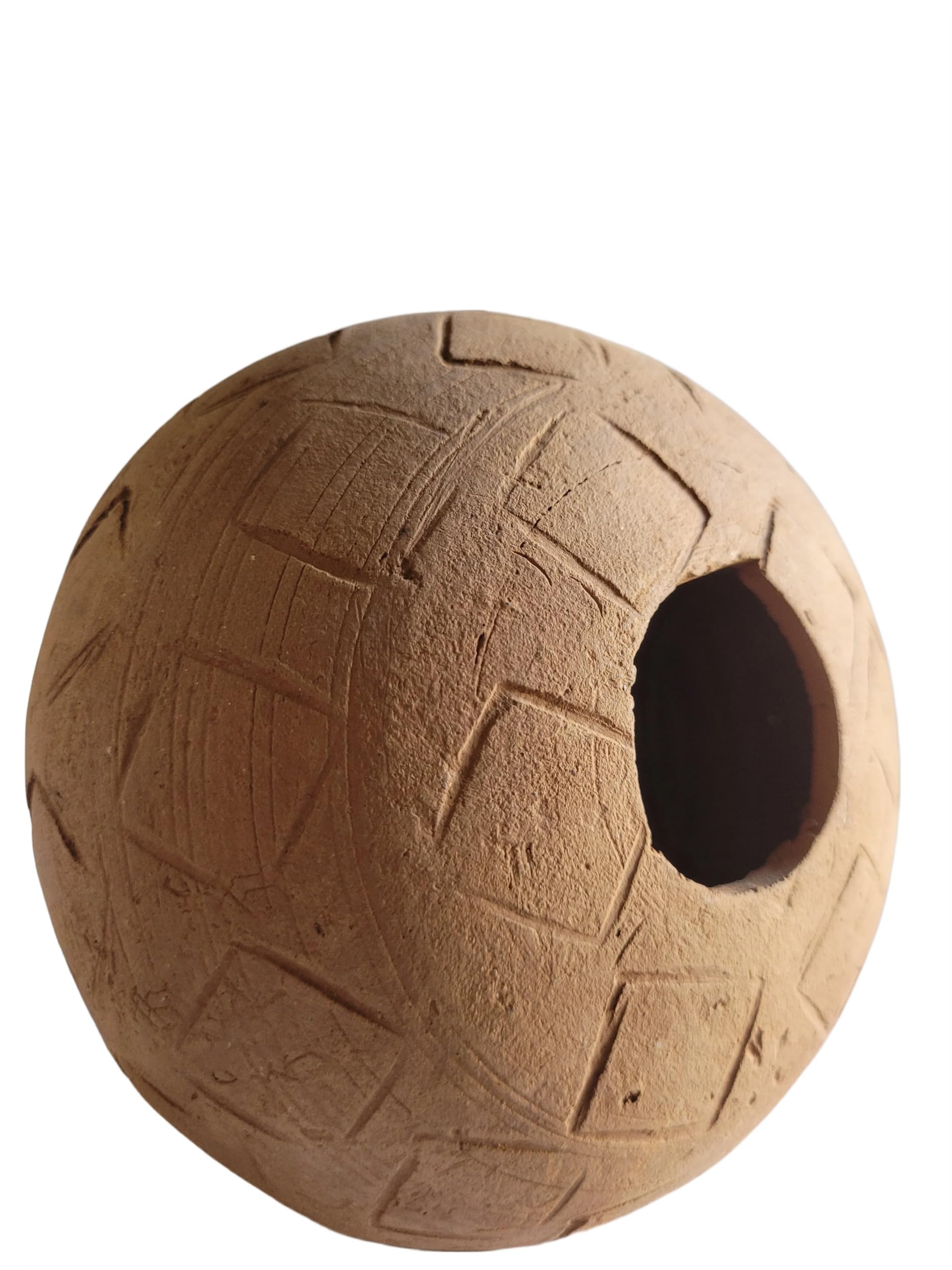 RUKDA Terracotta Aquarium Decoration – Fish Tank Cave Shelter, Ideal Breeding Hideout for Betta Fish, Shrimp, Goldfish, and Small Reptiles – Eco-Friendly & Safe (ClayFortress Jar)-image-6