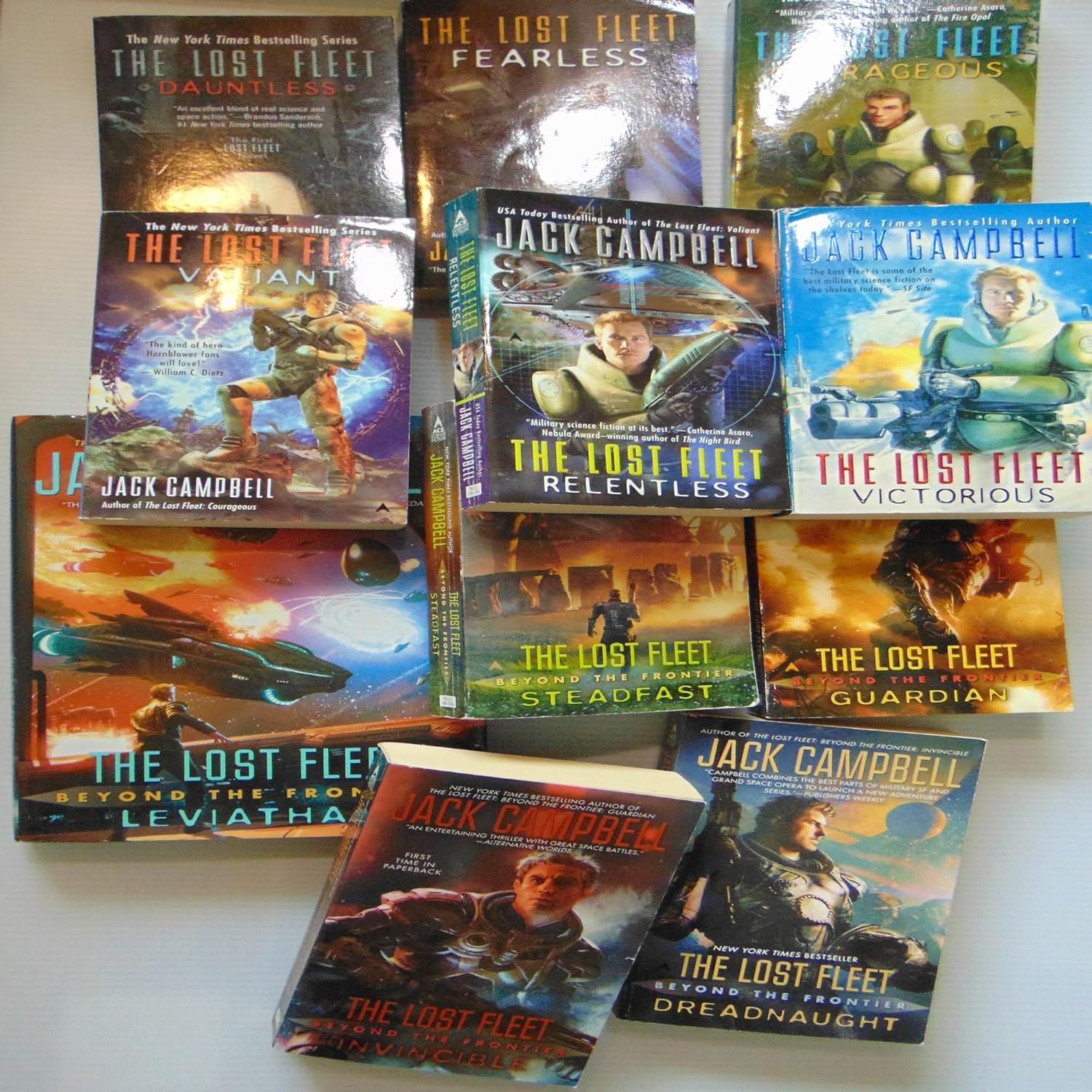 Jack Campbell The Lost Fleet Lot of 11 Books Lost Fleet and Beyond the Frontier