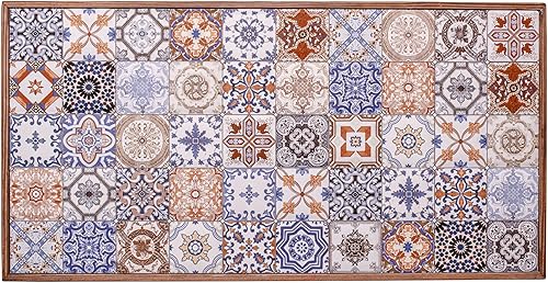 Miniatura 6 de Comfyt Mesa auxiliar, mesa auxiliar, mesa auxiliar, mesita de noche, mesa de anidación, soporte para plantas, mesa de noche, mesa decorativa