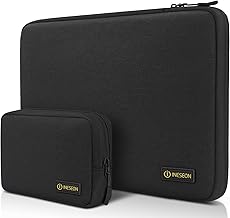 15.6 Inch Laptop Sleeve Case for 15-15.6 Inch Lenovo Thinkpad Ideapad Dell HP Acer ASUS Chromebook Notebook Laptop, 16 Inch MacBook Pro 2019-2023, Black