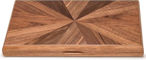 Miniatura 21 de Yellow Mountain Imports Pasadena - Juego de juego de backgammon con incrustaciones de madera, juego de mesa de estrategia clásico con piezas