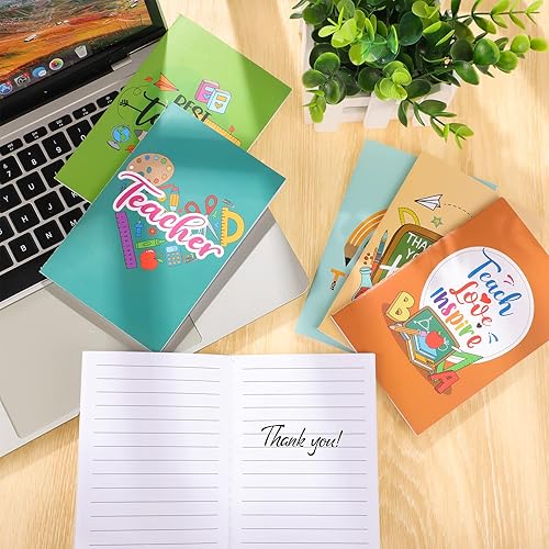 Miniatura 3 de 24 cuadernos de agradecimiento al profesor, regalo para profesores, blocs de notas inspiradores a granel, regalo de Navidad, suministros de oficina