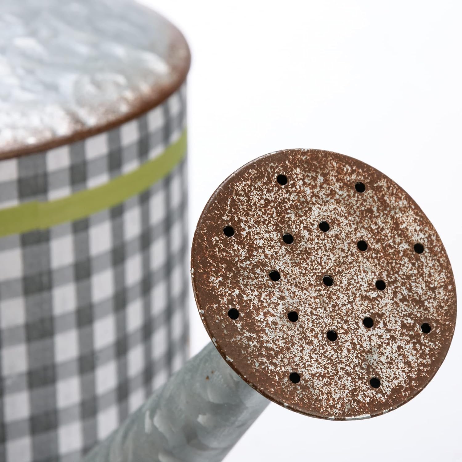 Primitives by Kathy Watercolor Bumblebee Design Double Sided Galvanized Metal Watering Can