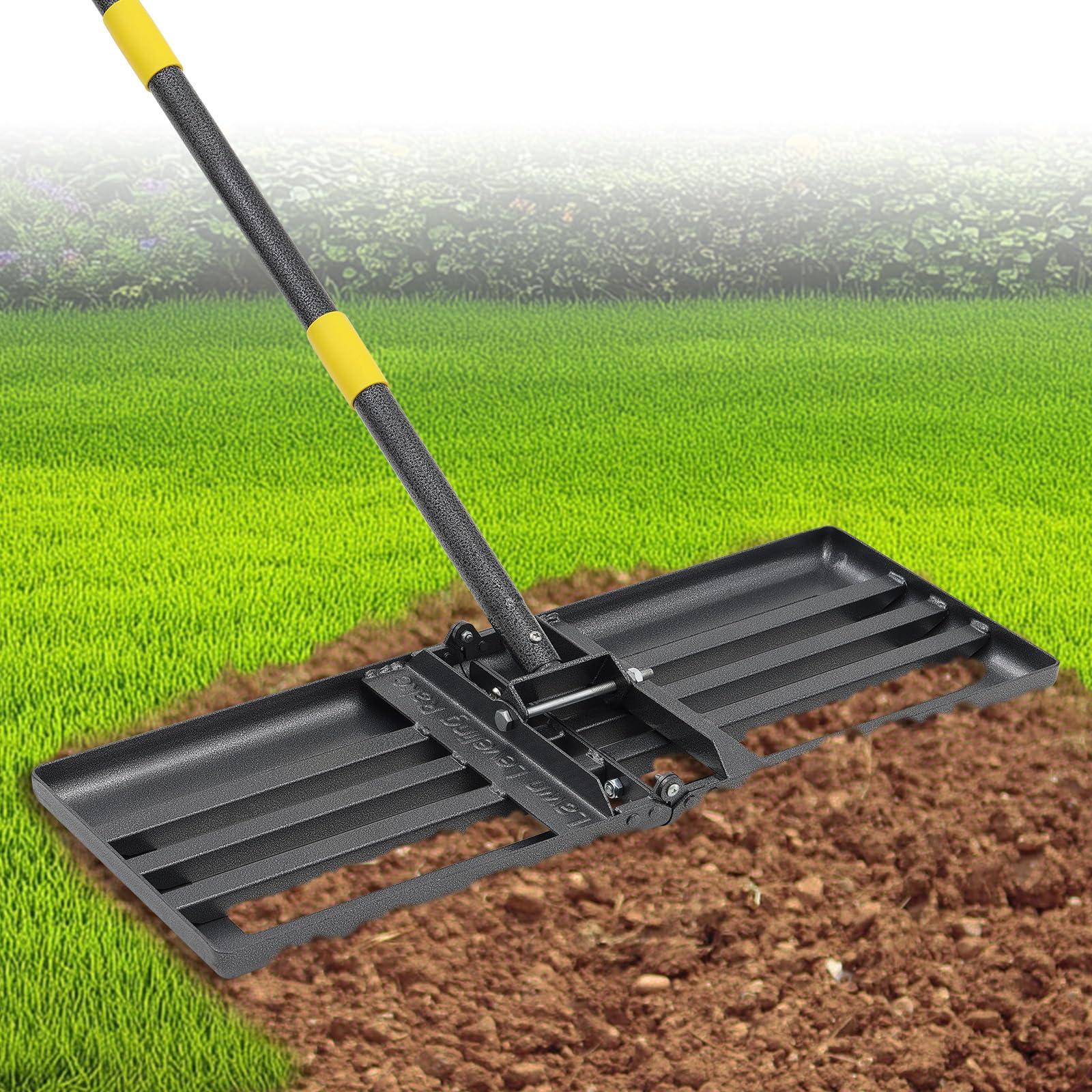 Rateau Nivellement Râteau De Nivellement De Pelouse Avec Dents, Niveleur De  Sol Rateau De Nivellement