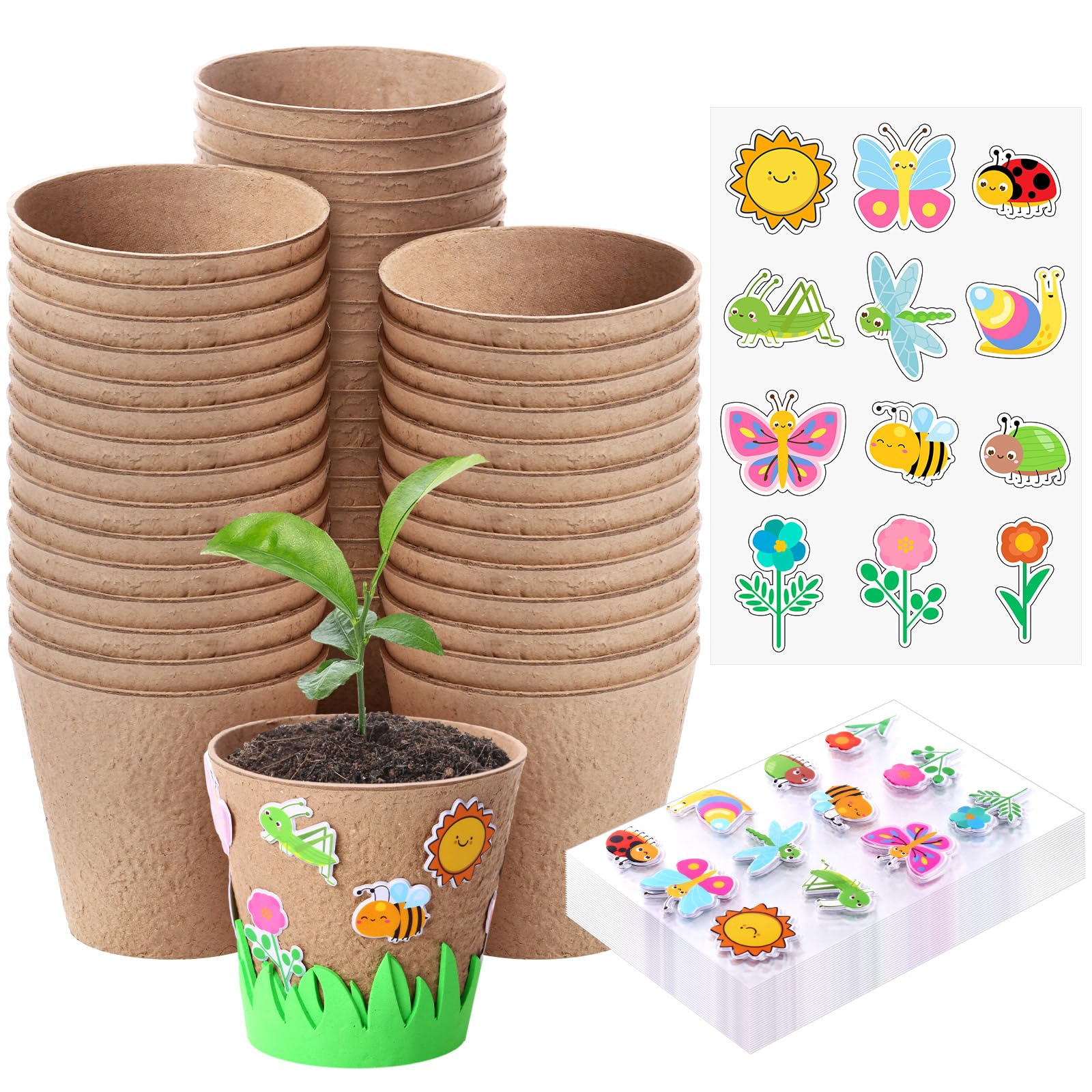 Kit de manualidades para macetas de papel: la solución perfecta para entretener a los niños