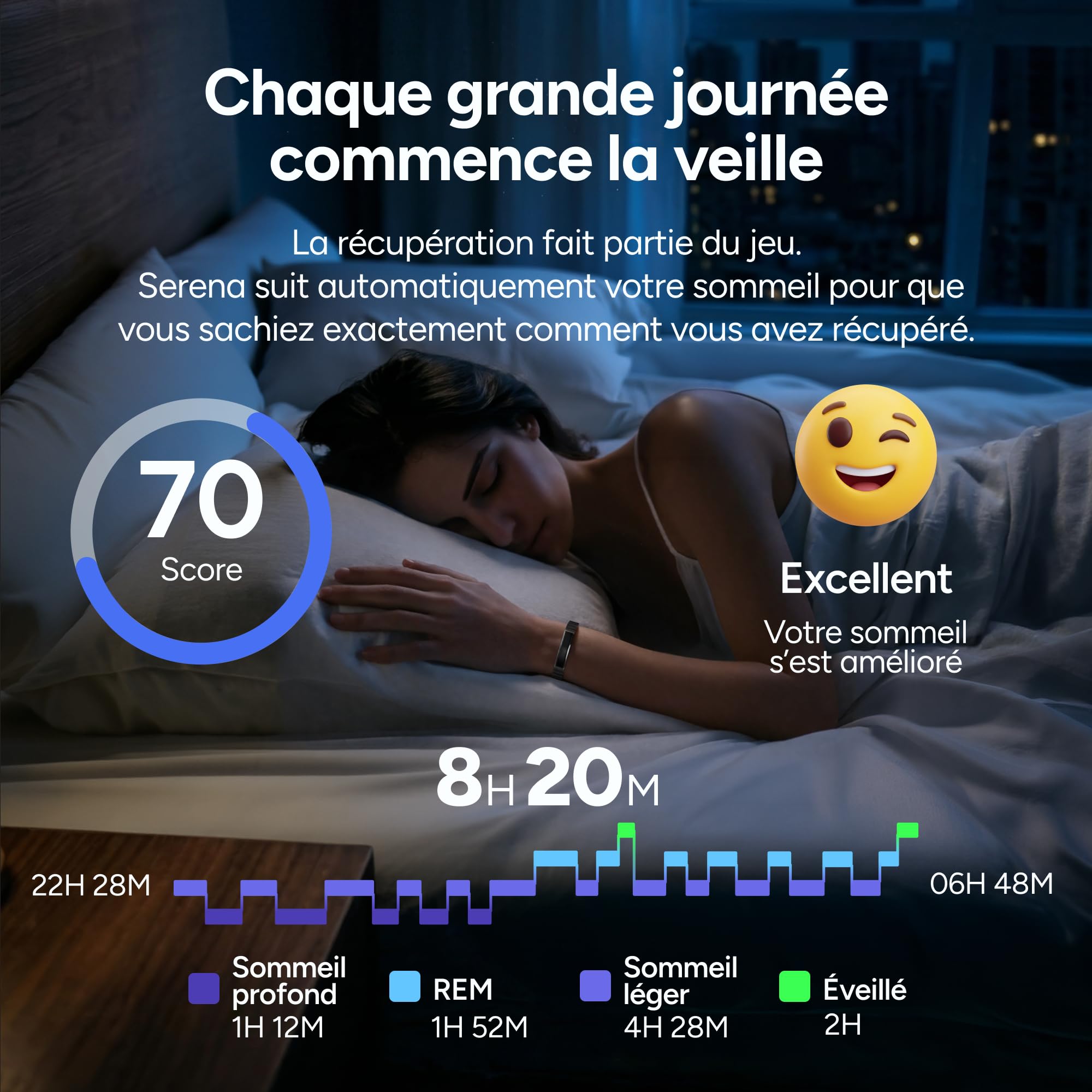 KSIX Bracelet connecté Serena pour Femmes avec écran, Suivi d'activité et de Sommeil, 100 Modes Sportifs, autonomie de 7 Jours, étanchéité jusqu'à 5 ATM, 2 Bracelets (Silicone et métal)