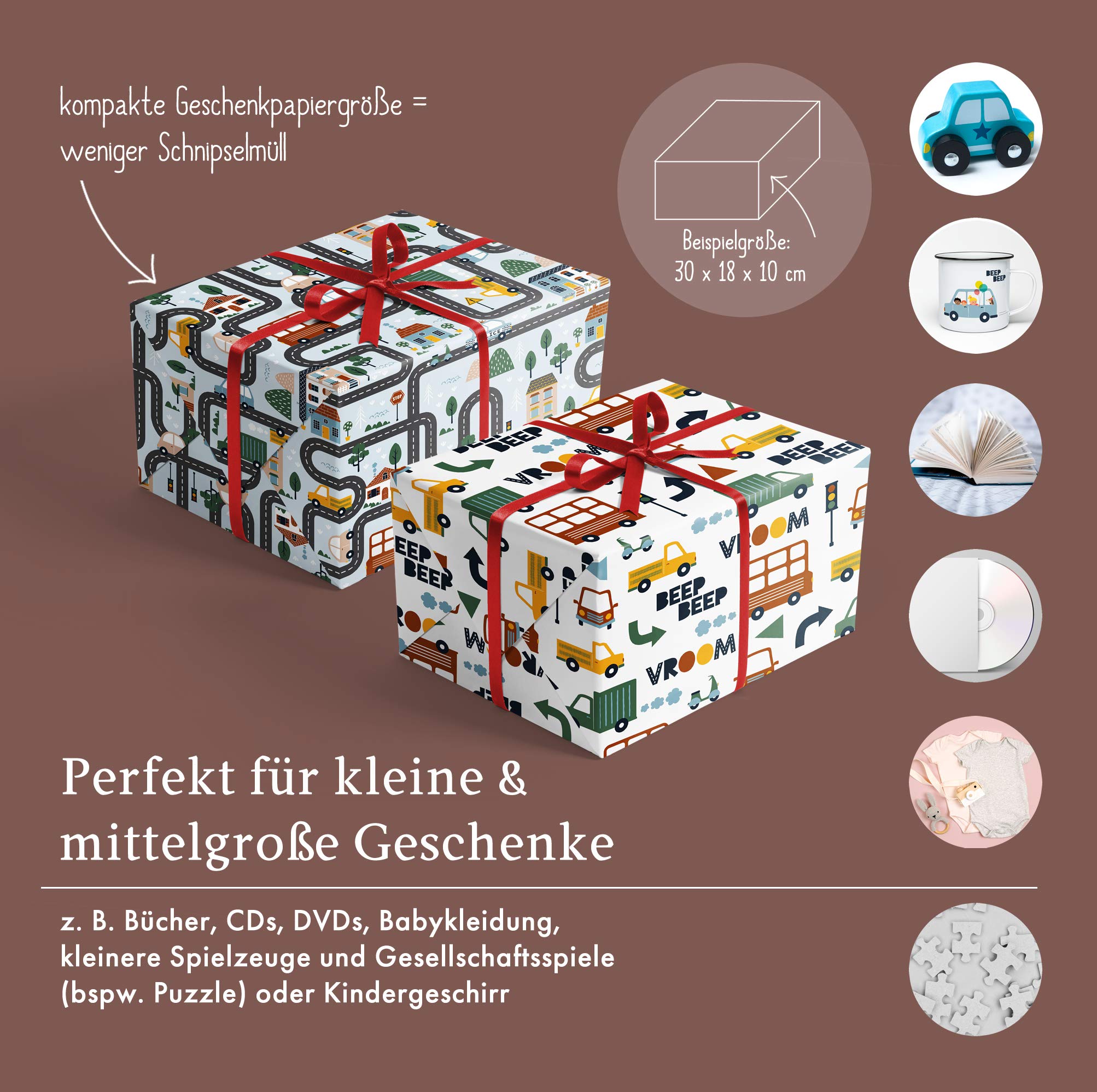Carta Da Regalo Astrologia E Zodiaco - 4 Fogli Double Face + Biglietto, Riciclata, Made In Germany, Formato A2