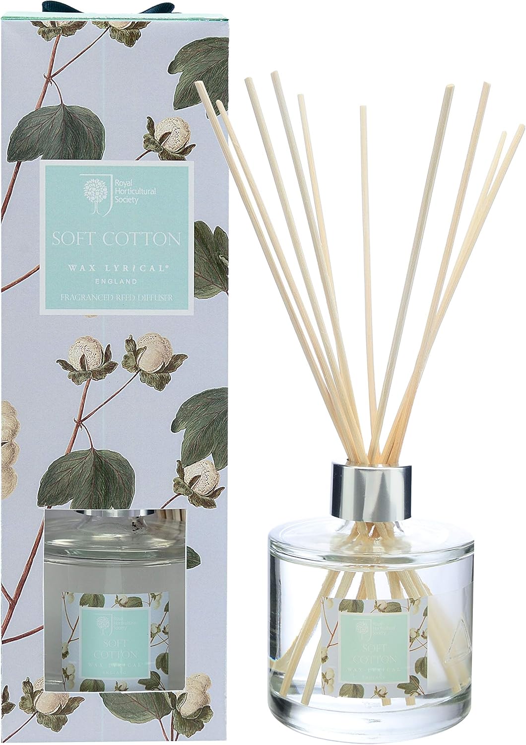 Wax Lyrical Soft Cotton Reed Diffuser, White, 200ml Amazon.co.uk