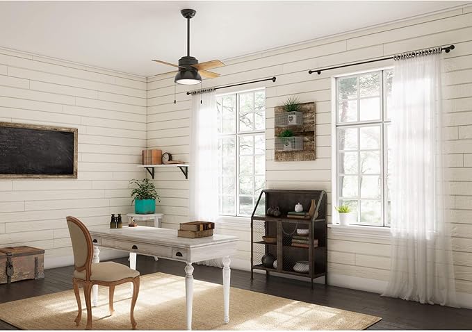 Ventilador de Techo 36 Pulgadas con Luz y 3 Velocidades 120V miniatura 2