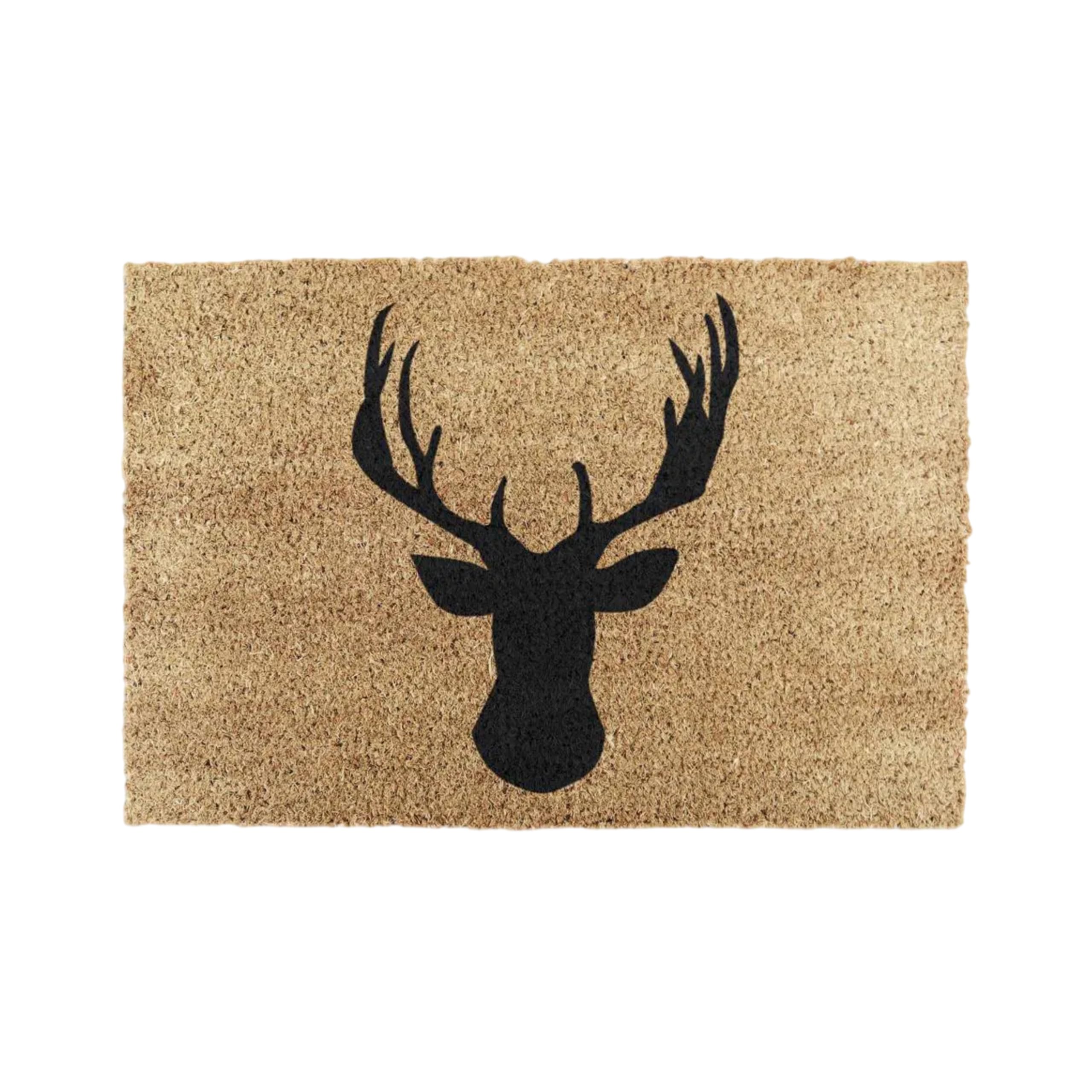 Artsy Doormats Stagshead Doormat - Brown - Natural Coir Fibre - 1.5 x 40 x 60 cm