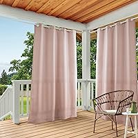 Vista 17 de Exclusive Home Curtains - Cortinas con ojales para interior y exterior, 2 paneles de cortina
