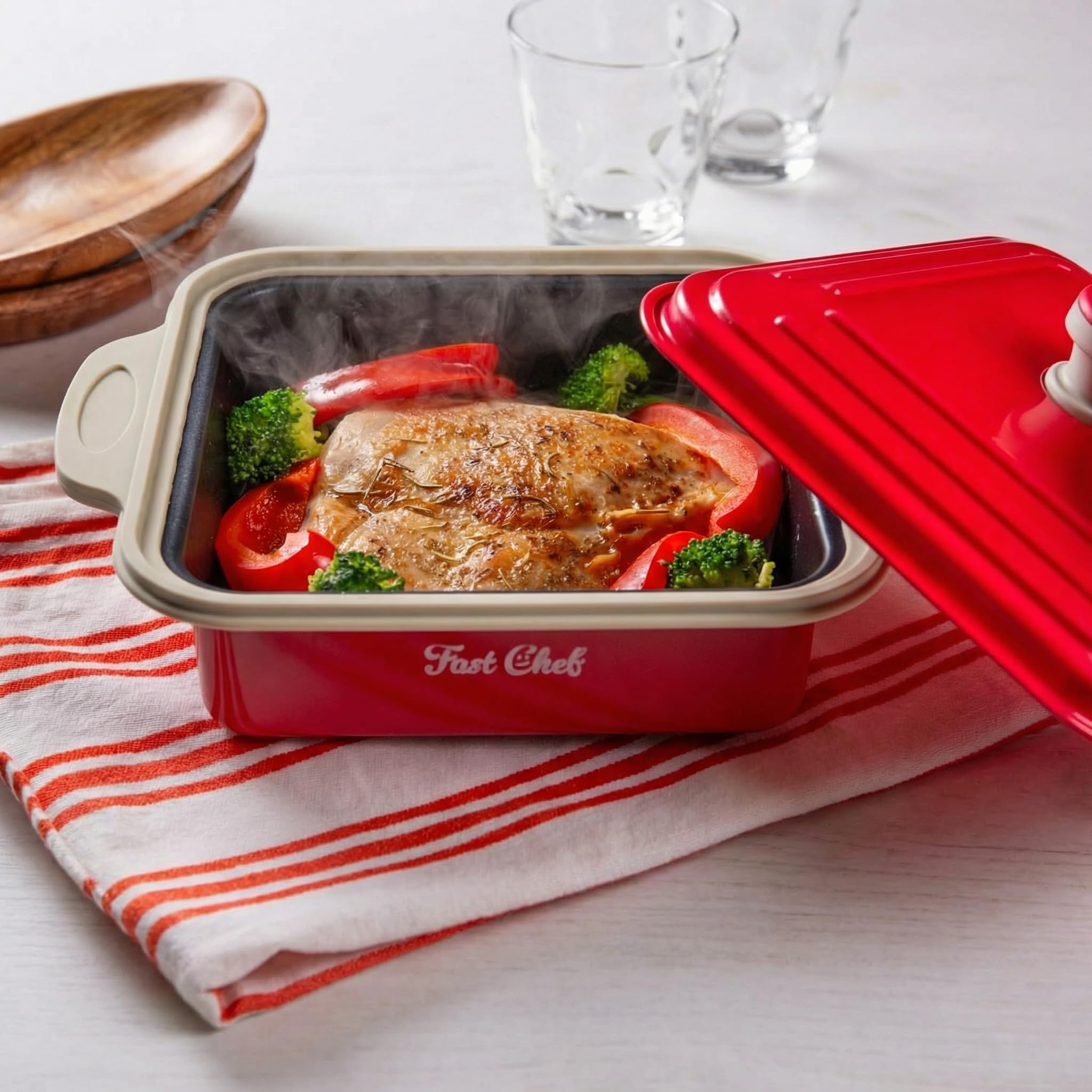 Amazon | 【TV雑誌で多数紹介】 ファストシェフ レンジレンジ 電子