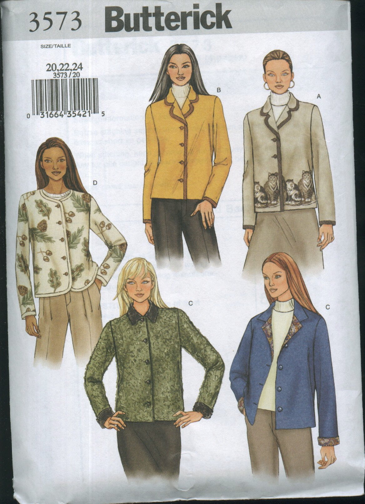 Butterick jacket patterns