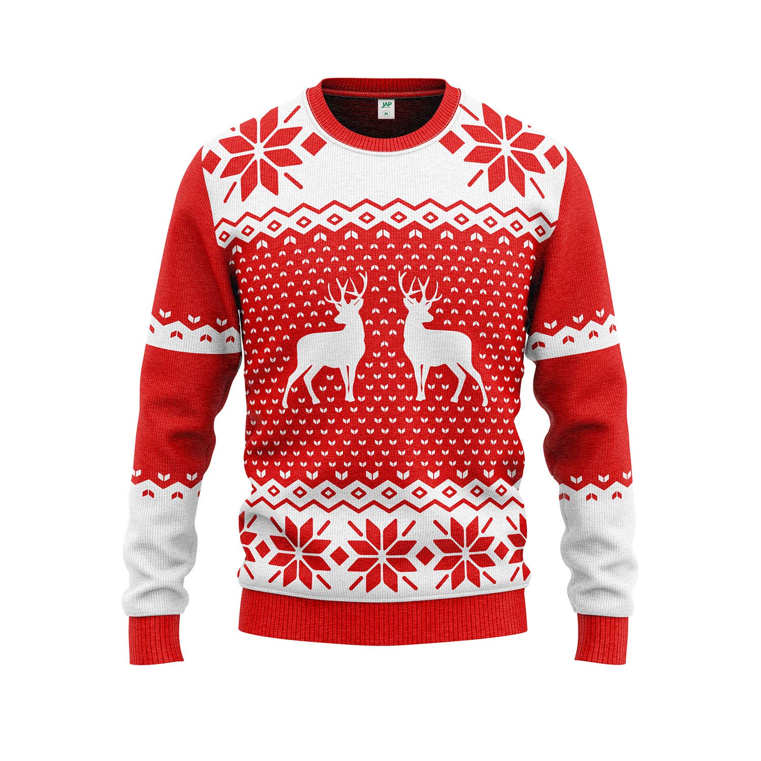 JAP Christmas, Maglione Natalizio Donna Uomo, Maglioni Natale, Maglioni Natalizi Famiglia, Classici