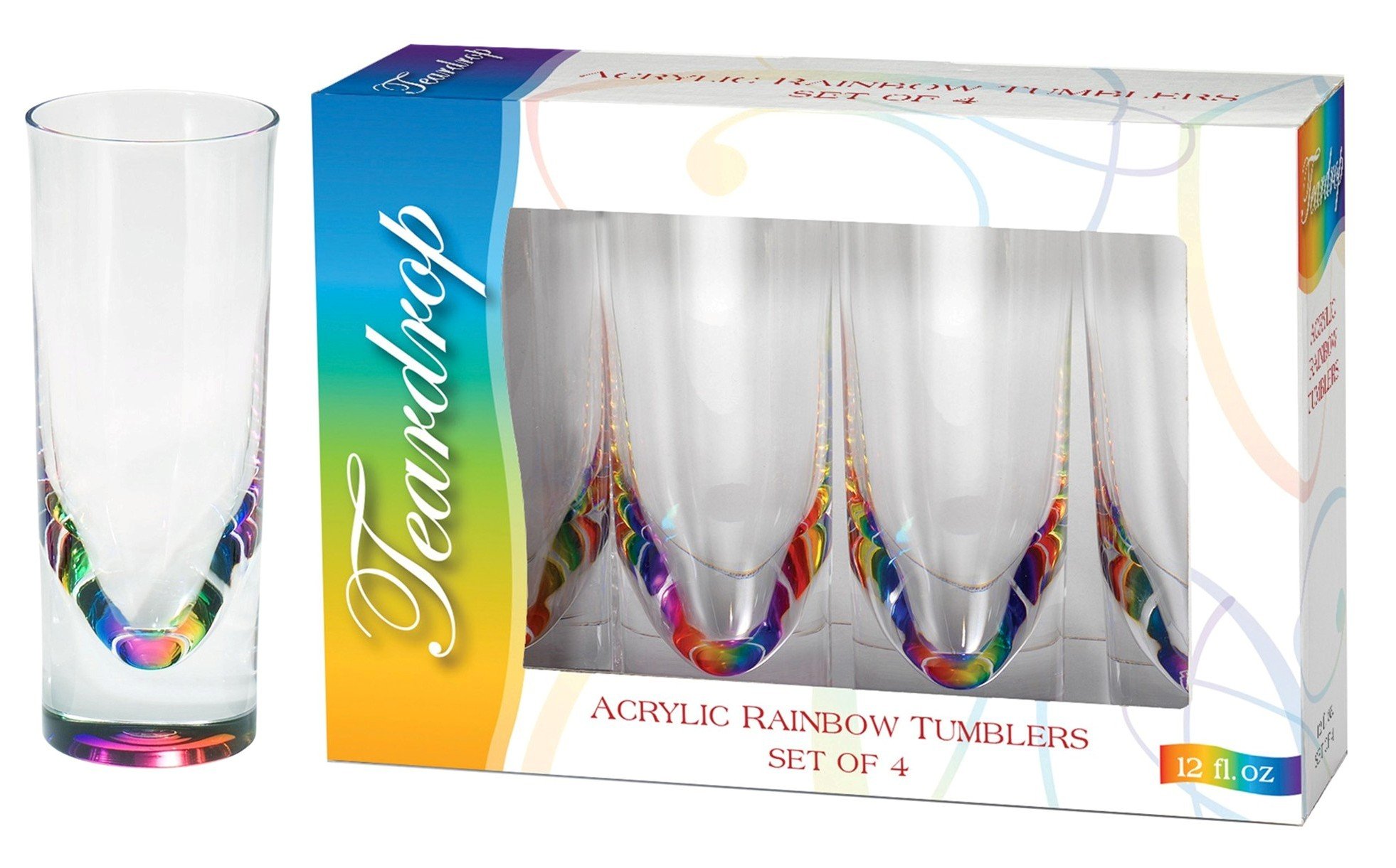 Amazon.com | Merritt International Rainbow Acrylic Drinkware Gift