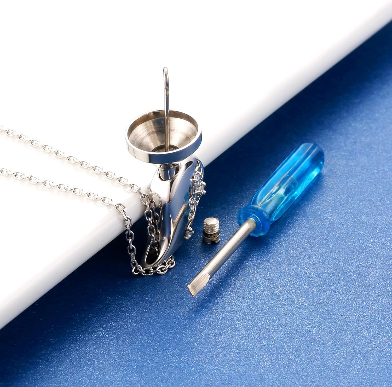 925 Sterling Silver Tree of Life Teardrop Urn Necklace for Ashes Family Tree Keepsake Cremation Pendant Memorial Jewelry for Women - Image 5